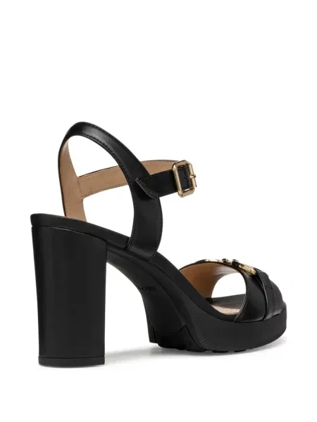 Sandale Geox cu platformă negru