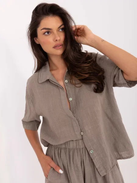 Szorty Och Bella beżowe