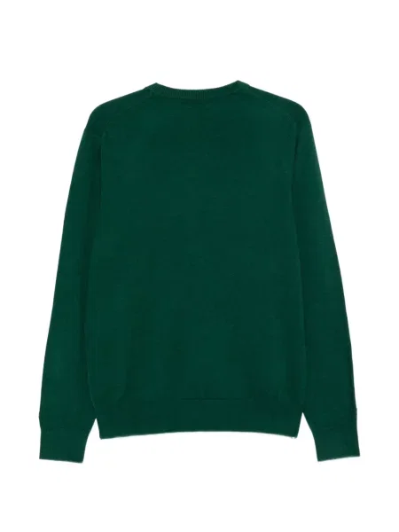 Pulover Mc2 Saint Barth cu decolteu rotund verde