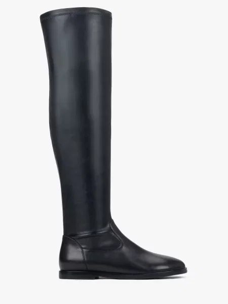 Ботфорты Estro черные