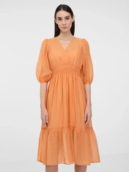 Rochie midi Orsay până la genunchi de costum portocaliu