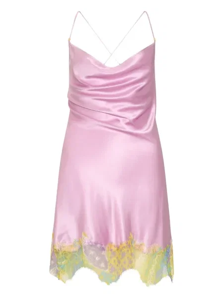 Mała mały sukienka mini Donde Esteban garniturowa fioletowa