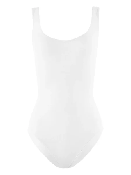 Body Wolford fără mâneci alb
