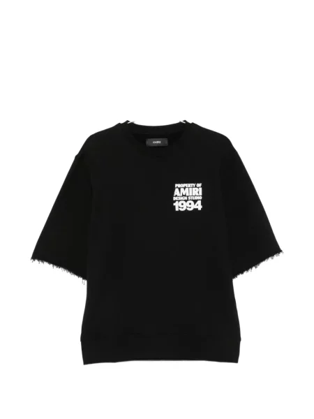 Tricou Amiri cu imagine negru