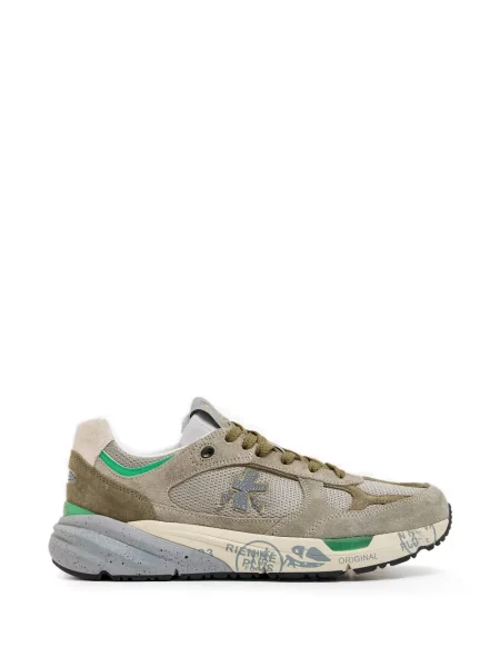 Sneakerși Premiata cu aplicații plasă