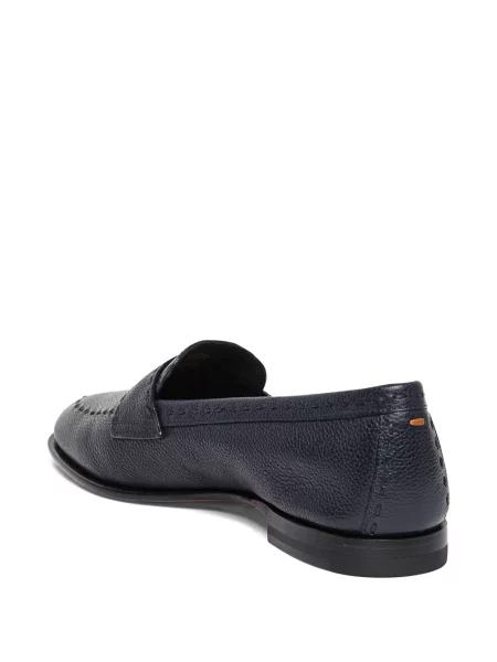 Pantofi loafer Santoni albastru
