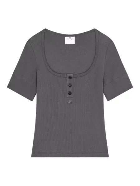 Tricou Courreges gri