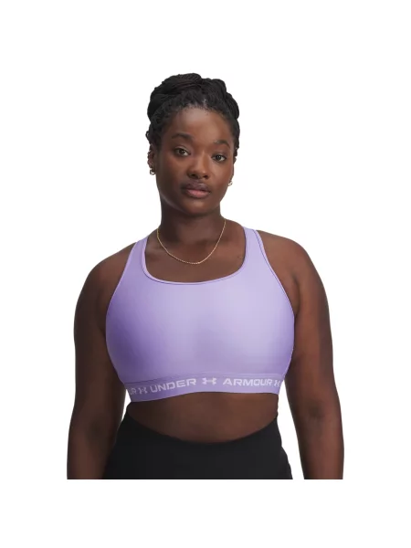 UNDER ARMOUR biustonosz sportowy Crossback XS fioletowy