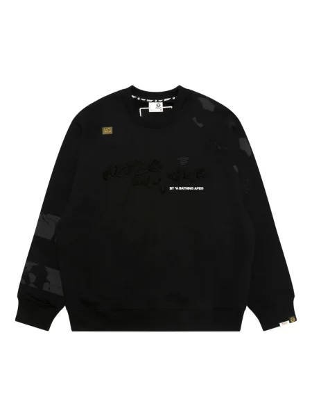 Hanorac crewneck Aape By A Bathing Ape negru