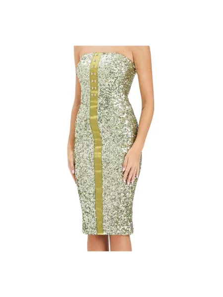 Sukienka midi Elisabetta Franchi zielona