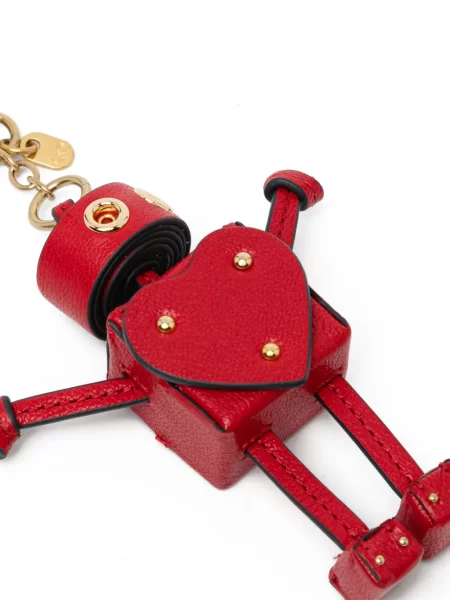 Колие Anya Hindmarch с шипове със сърца червено