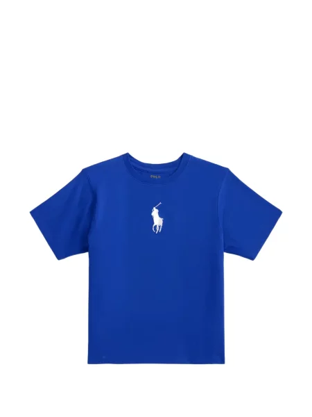Koszulka polo dziecięca Polo Ralph Lauren niebieska