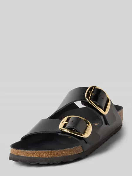 Sandały ze sprzączkami model ‘LENA’ Birkenstock czarne
