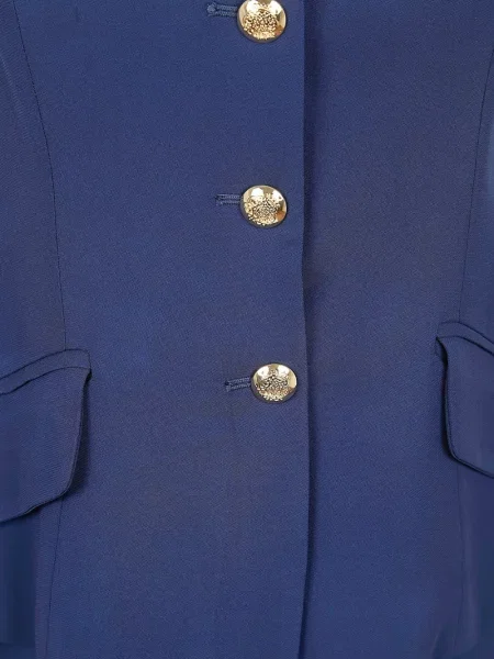 Κοστούμι μάξι φόρεμα μάξι φόρεμα Lauren Ralph Lauren στράπλες μπλε
