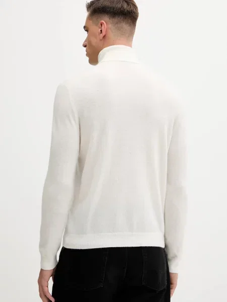 Шерстяная легкий водолазка United Colors Of Benetton коричневая