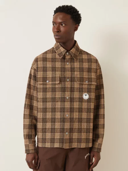 Palm Angels Koszula Typu Overshirt braun
