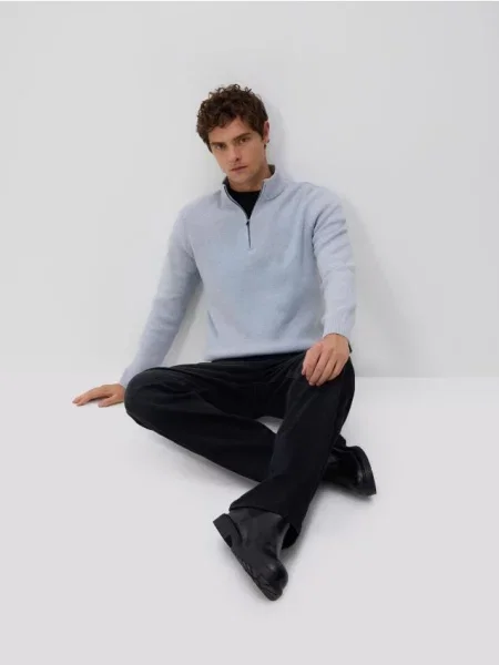 Ошейниковый водолазка Reserved серая