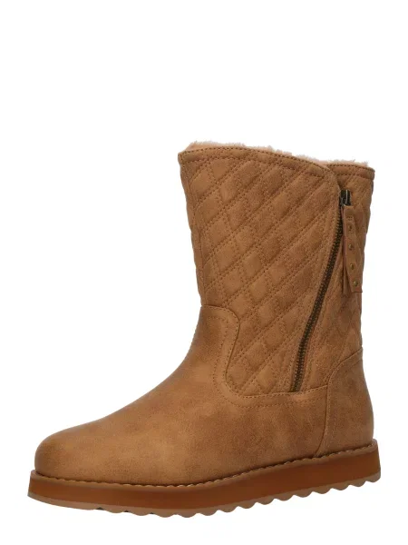 Škornji Skechers rjava