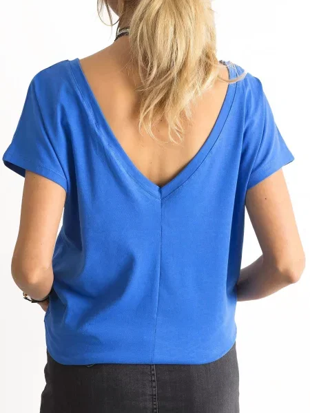Tricou Fashionhunters albastru