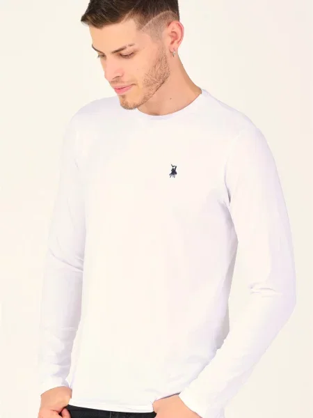 Тениска с дълъг ръкав Dewberry бяло