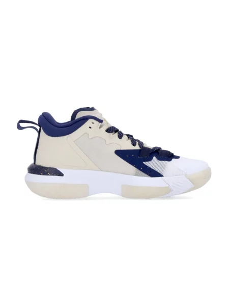 Sneakersy Jordan skórzane do koszykówki białe