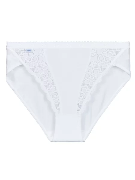 Hlačke Sloggi bela