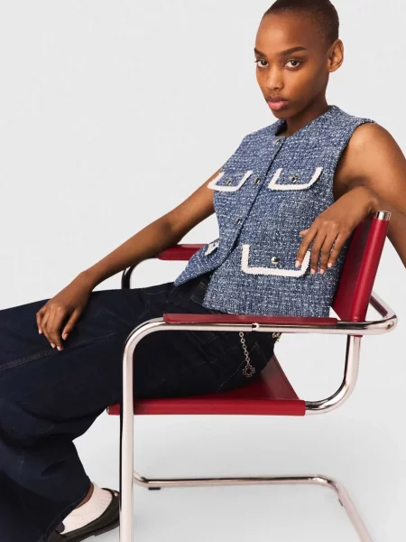 Жилет Maje блакитний