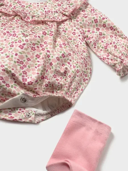Mayoral Newborn бебешки гащеризон за деца от розово