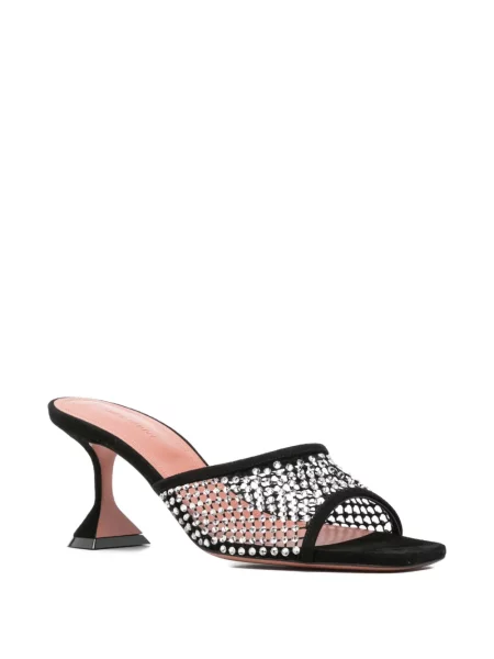 Papuci tip mules Amina Muaddi negru