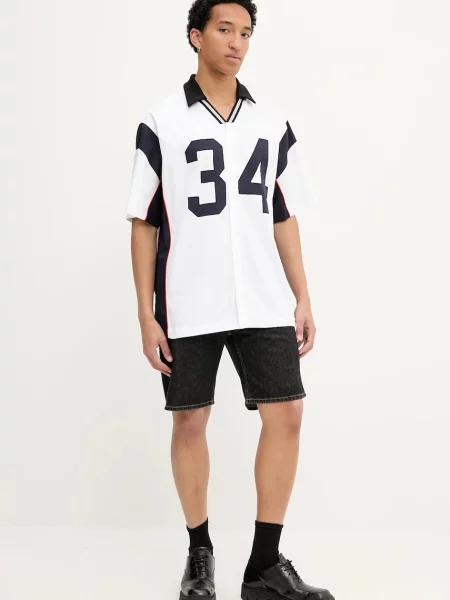 Классическая ошейниковый рубашка Ambush белая