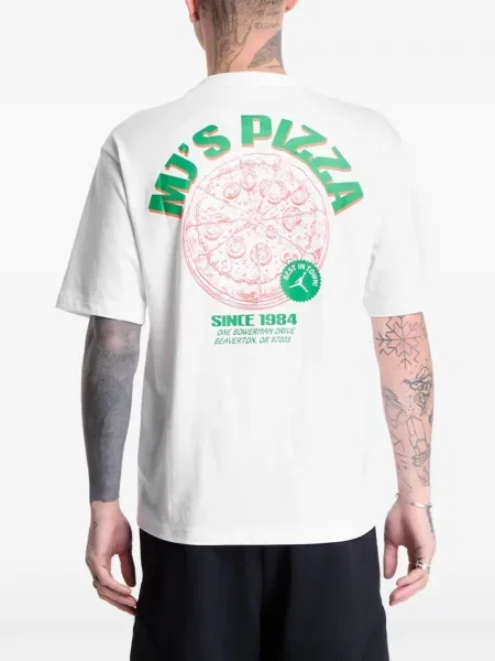 Tricou Jordan cu imagine alb
