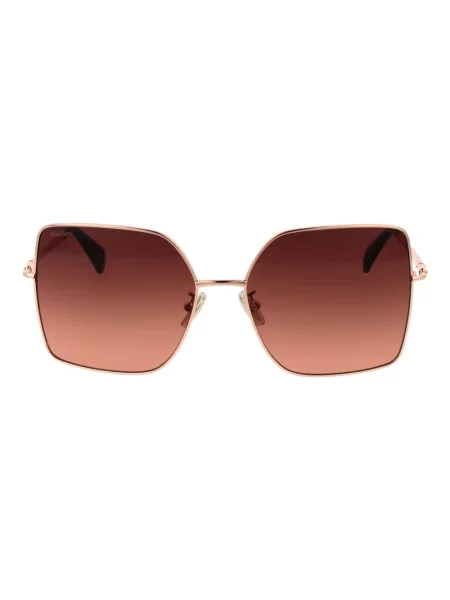 Okulary przeciwsłoneczne Max Mara żółte