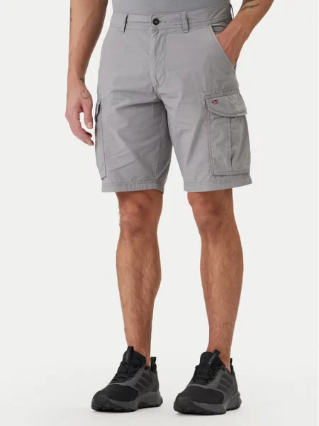 Šortky z materiálu Napapijri šedé