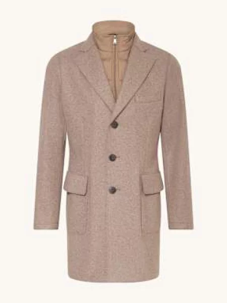 Strokesman's Kabát S Odnímatelnou Krycí Légou světle hnědá