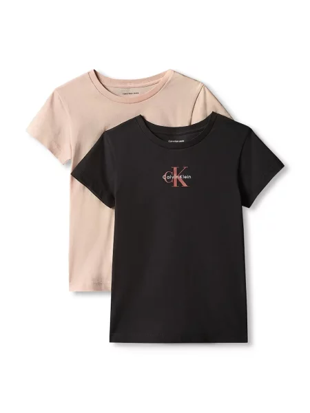 Calvin Klein Jeans тениска за деца от 2 броя розово