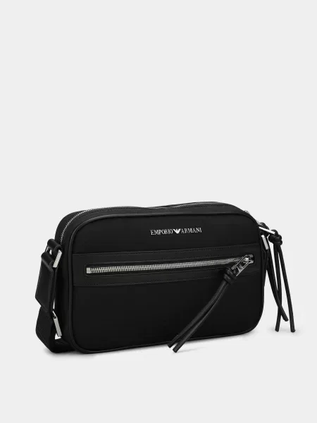 Сумка через плечо Emporio Armani черная