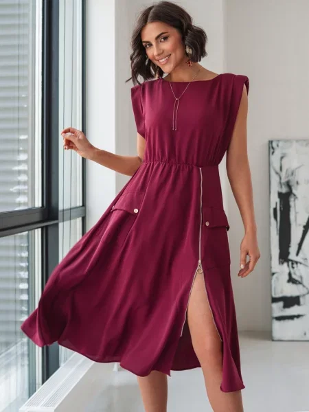 Сукні Dressa віскоза/поліестер фуксія