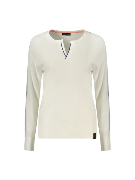 Sweter North Sails z długim rękawem biały