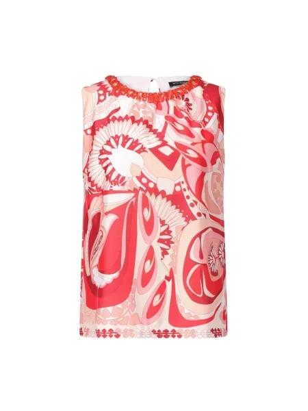 Satynowy top Ana Alcazar czerwony