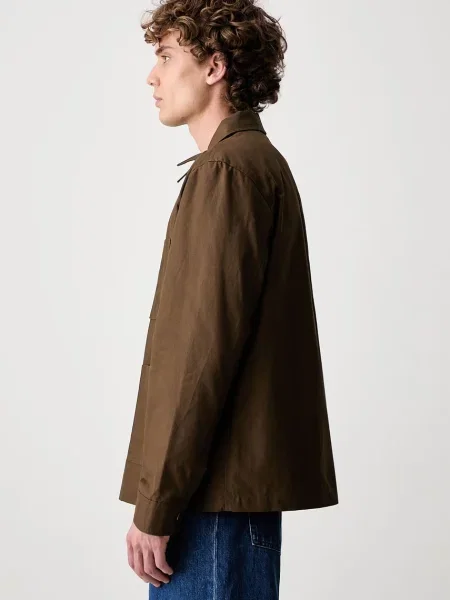 A.P.C. rövid dzseki férfi Blouson Gabriel barna