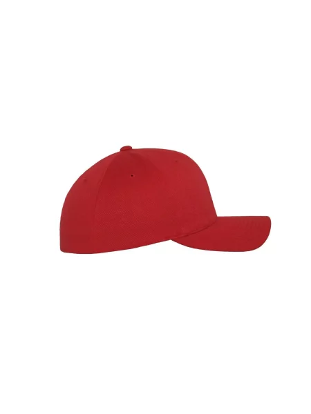 Czapka baseballowa dla dzieci Flexfit Wooly Comber czerwona