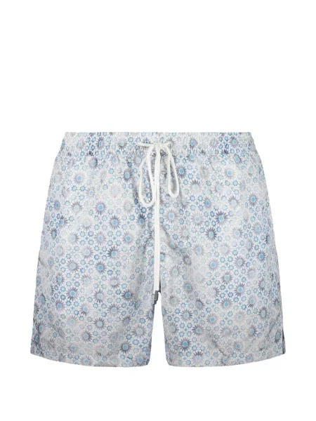 Slip de baie Fedeli cu model floral cu imagine cu cordon alb