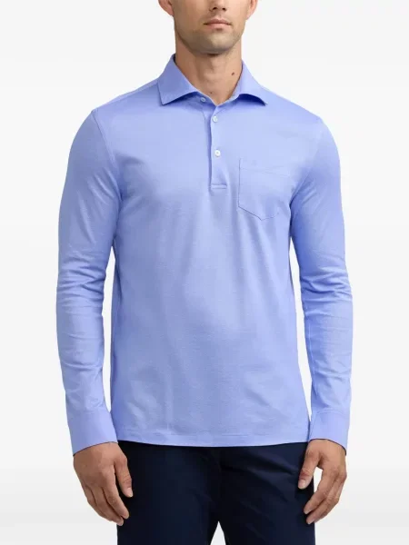 Μακρύς polo Ralph Lauren Purple Label μπλε