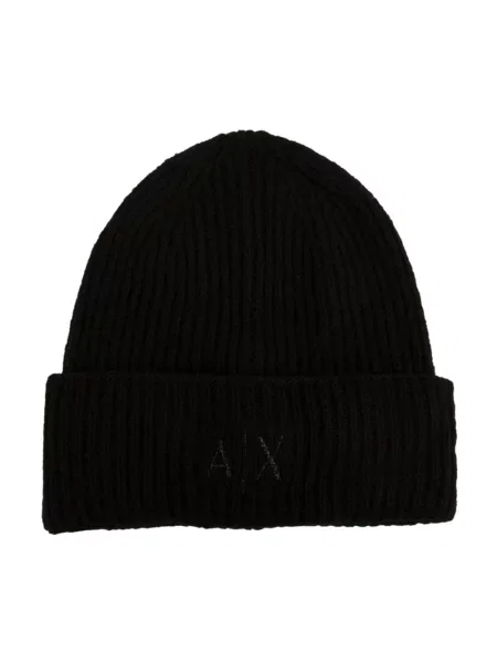 Czapka Armani Exchange elegancka czarna