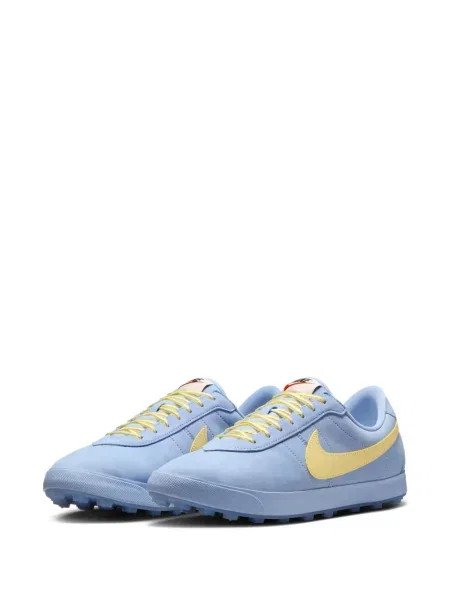 Sneakerși Nike Air Force 1 cu șireturi din dantelă cu perle alb