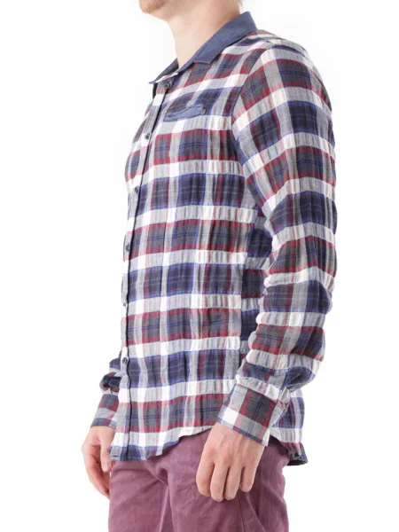 Cămașă Absolut Joy în carouri albastru