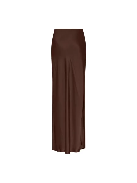 Spódnica maxi Bruuns Bazaar brązowa