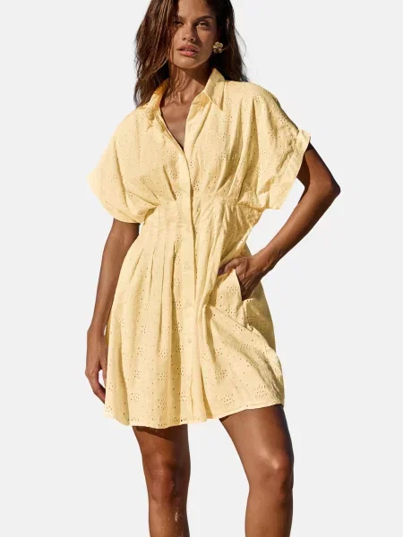 Lipsy Rochie tip bluză lămâie galben