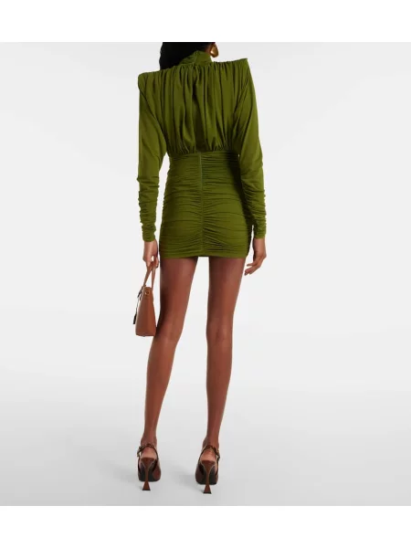 Rochie Alex Perry din jerseu verde