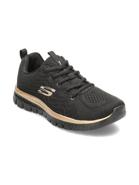 SKECHERS Niske tenisice Graceful Get Connected' crna